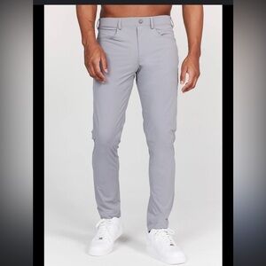 Redvanly Men's Stylish Light Gray Skinny Jeans